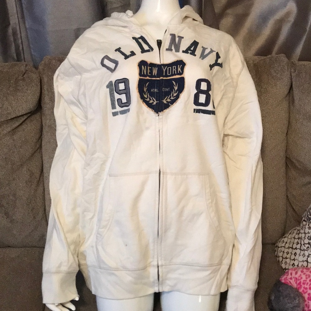 White old navy jacket